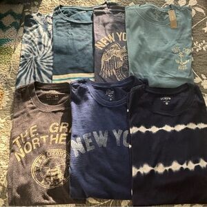 NWT/NWOT J.Crew Men’s Graphic Tee Bundle